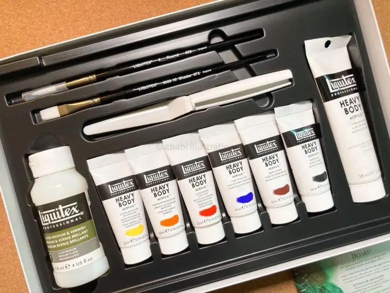 리퀴텍스헤비바디전문가용아크릴물감스타터세트
