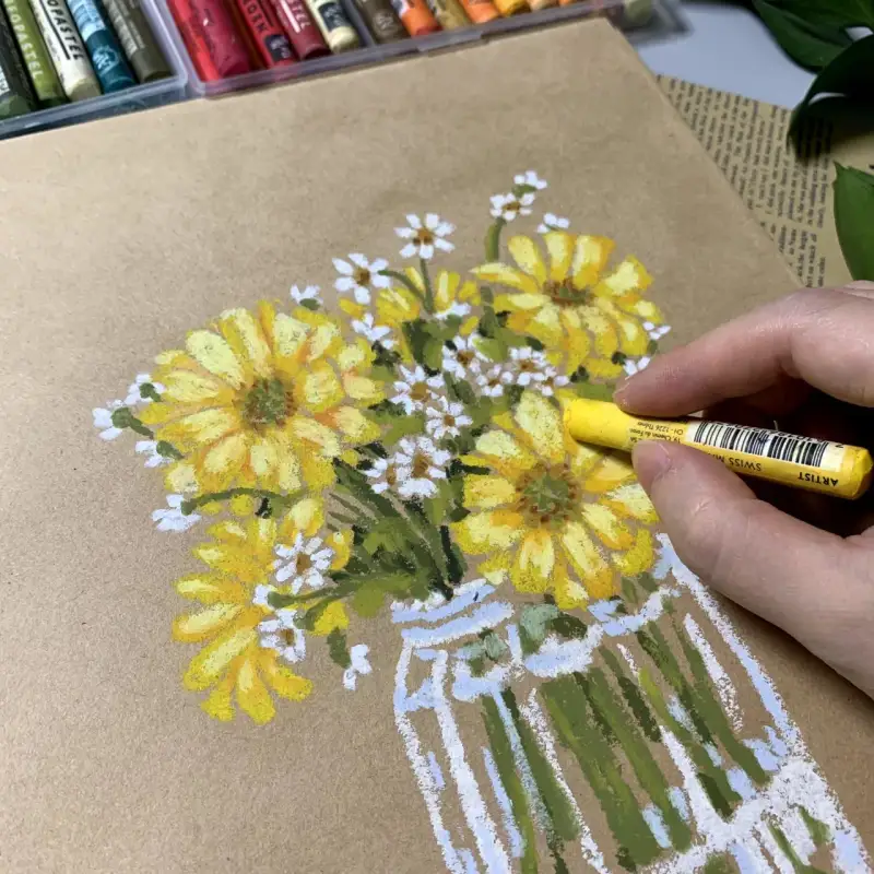 까렌다쉬네오파스텔오일파스텔세트,세르지오크라프트스케치북