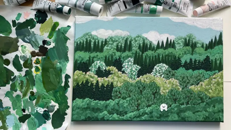 홀베인아크릴과슈