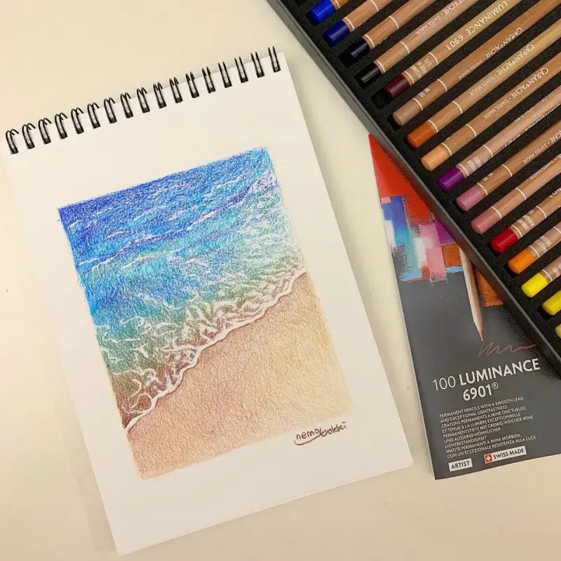 까렌다쉬루미넌스6901유성색연필,까렌다쉬전문가용색연필