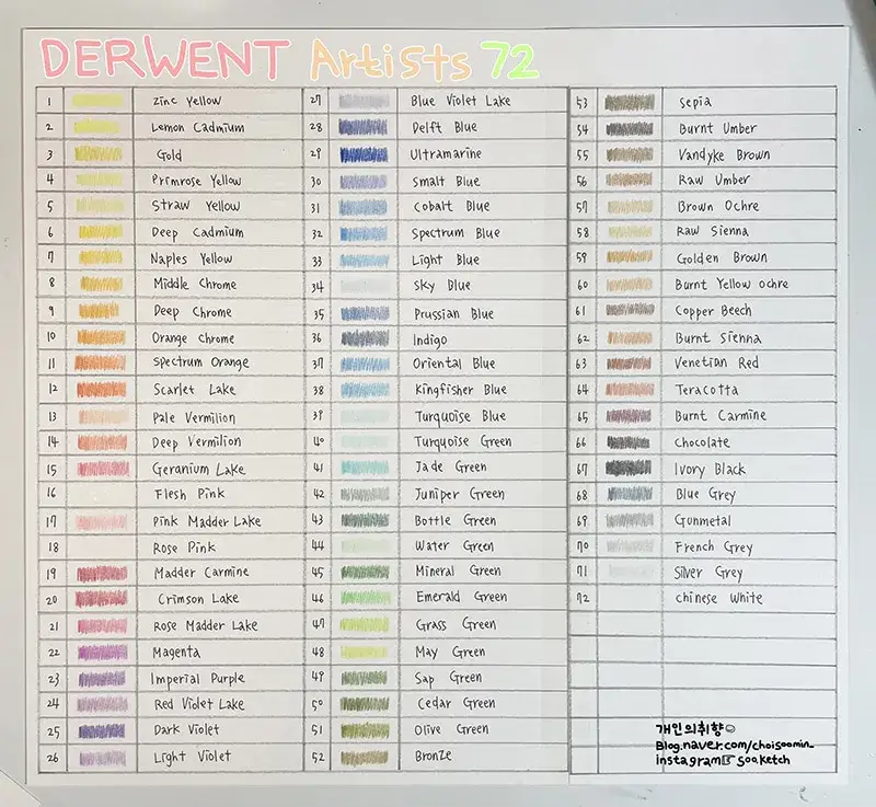 더웬트아티스트디자인,더웬트유성색연필,더웬트아티스트디자인유성색연필