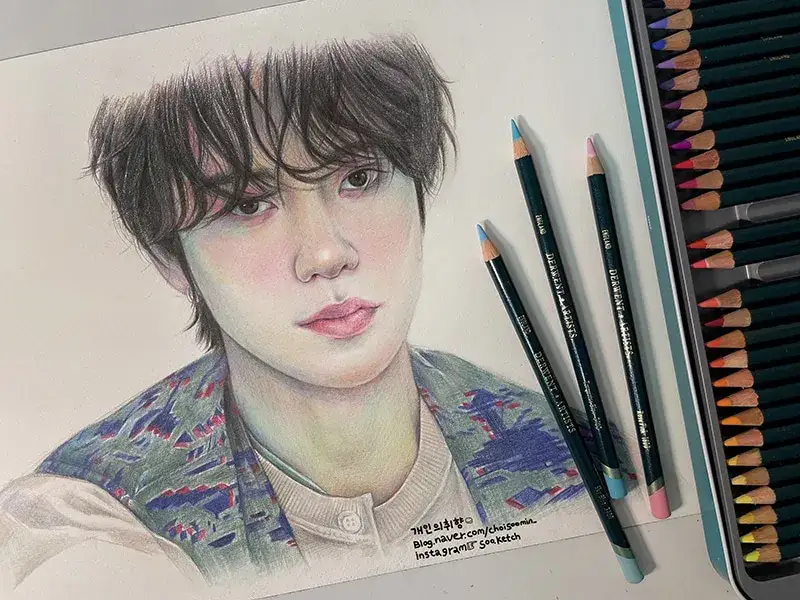 더웬트색연필,더웬트유성색연필,더웬트아티스트디자인유성색연필