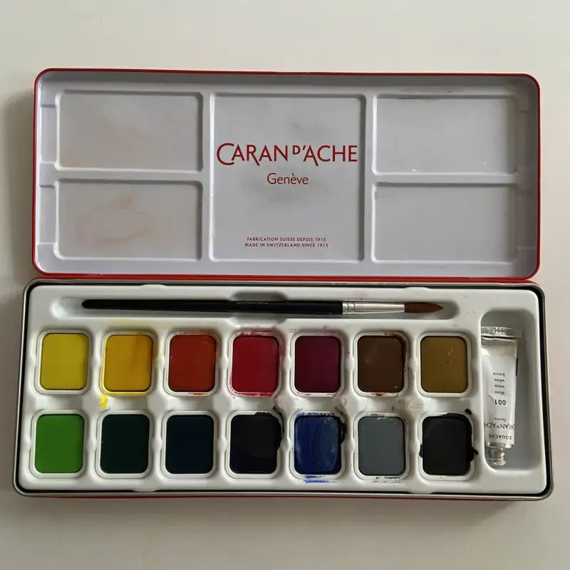 까렌다쉬,까렌다쉬과슈,까렌다쉬과슈고체물감