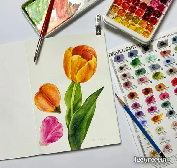 다니엘스미스,다니엘스미스수채화,다니엘스미스수채화도트카드