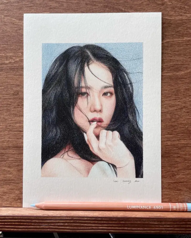 까렌다쉬루미넌스6901유성색연필세트,전문가용유성색연필