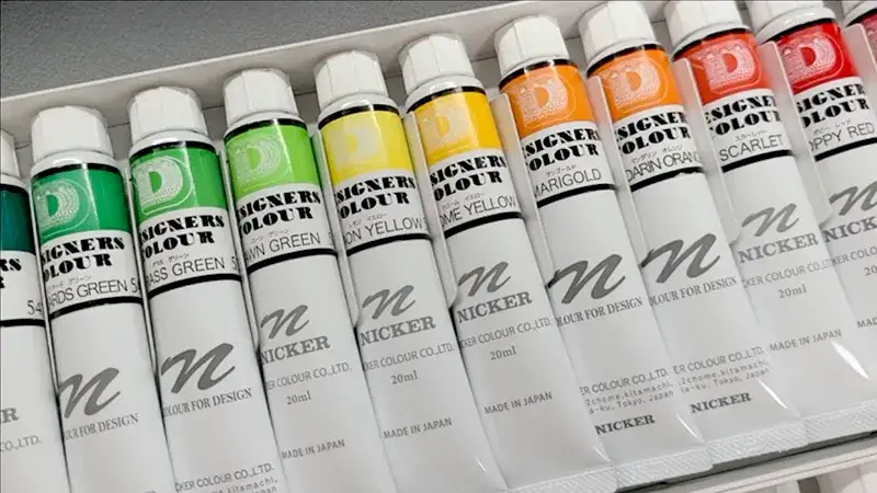 니카,디자이너스,디자이너스물감,물감추천