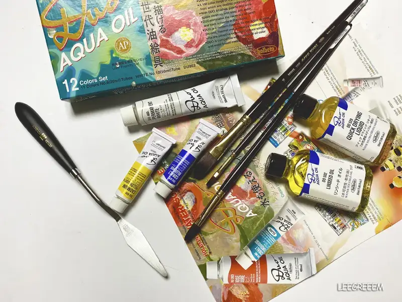 홀베인듀오,홀베인듀오수용성유화물감,수용성유화물감