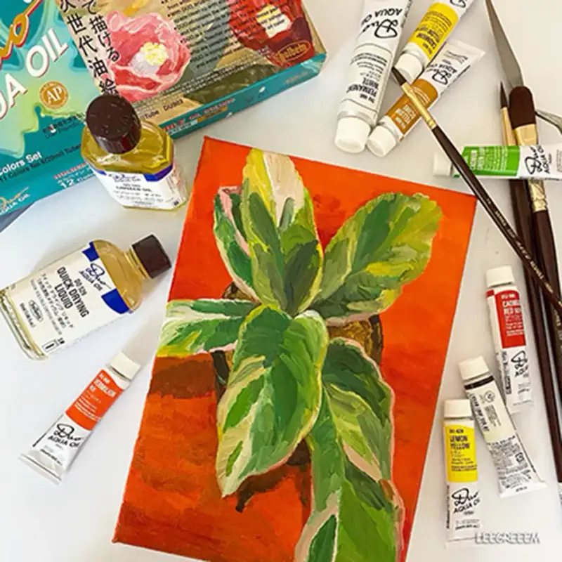 홀베인듀오수용성유화물감,수용성유화물감