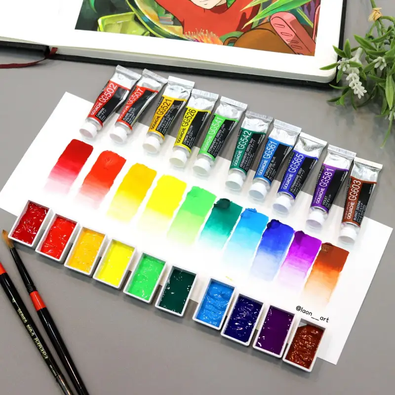 홀베인과슈,아티스트수채화과슈,수채화과슈