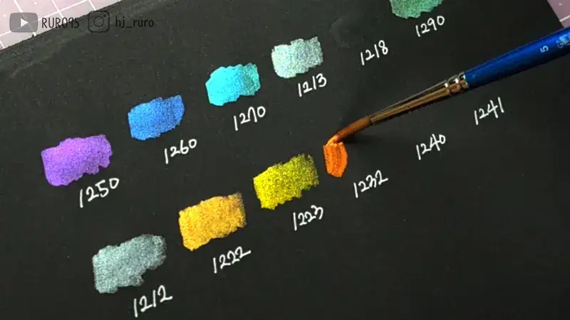 파인텍,파인텍고체물감,고체물감추천,펄컬러,펄고체물감,고체물감