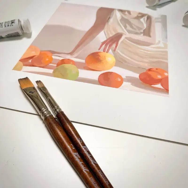 라파엘8534인조담비모수채화아크릴붓,윈저앤뉴튼디자이너스과슈,삼원일러스트보드310