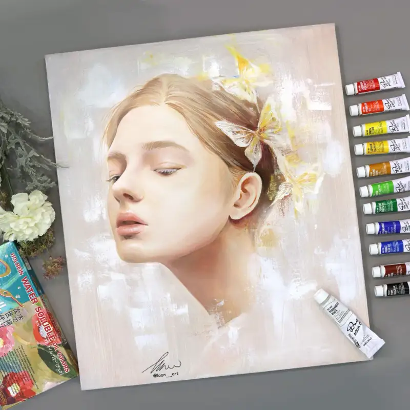 홀베인수용성유화물감,홀베인물감