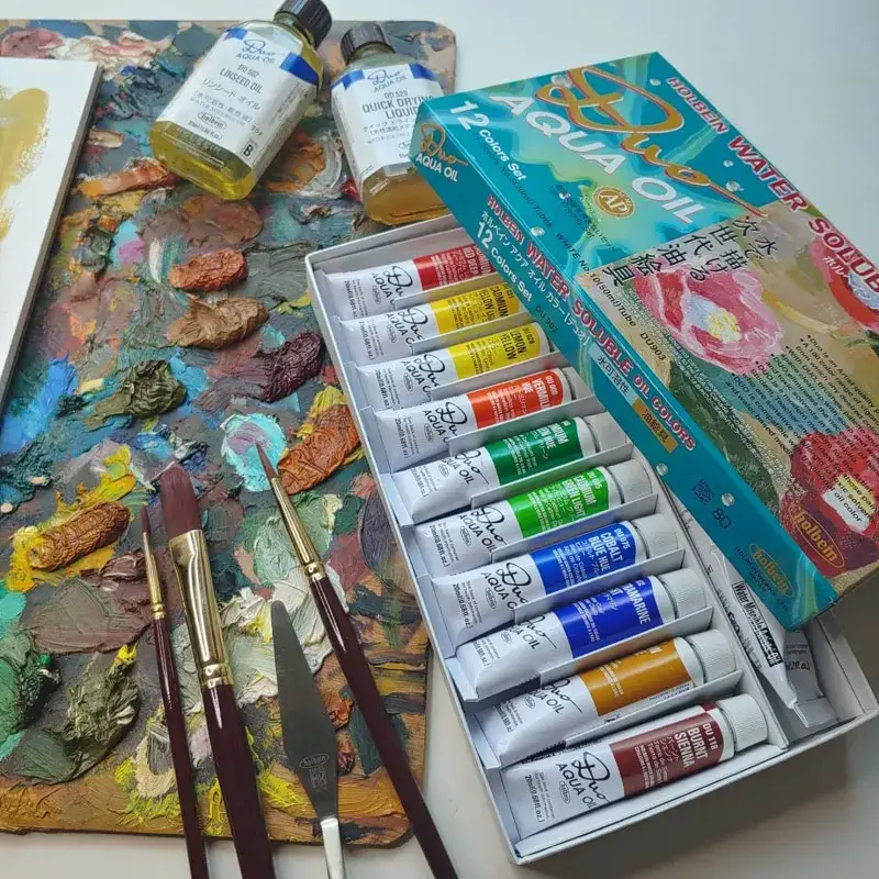 홀베인듀오,홀베인듀오수용성유화물감,홀베인듀오유화물감