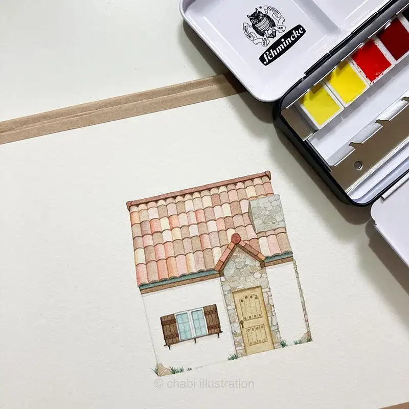 쉬민케호라담고체수채화물감,고급수채화물감,전문가용고체수채화물감세트