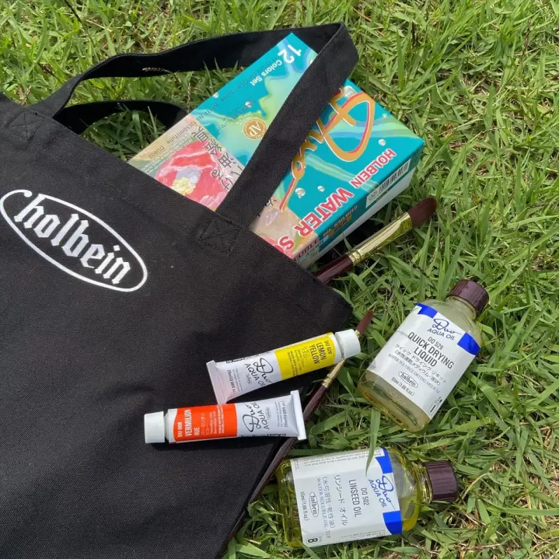 홀베인수용성물감,수용성유화물감,홀베인보조제