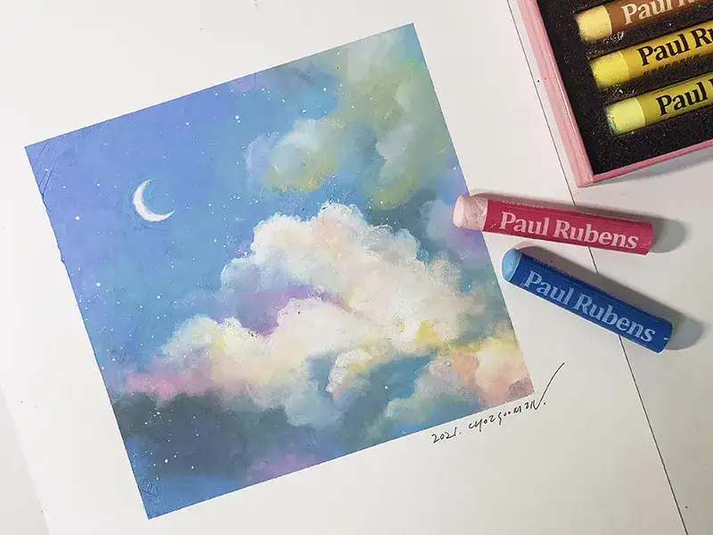 폴루벤스오일파스텔,폴루벤스마카롱오일파스텔,마카롱오일파스텔