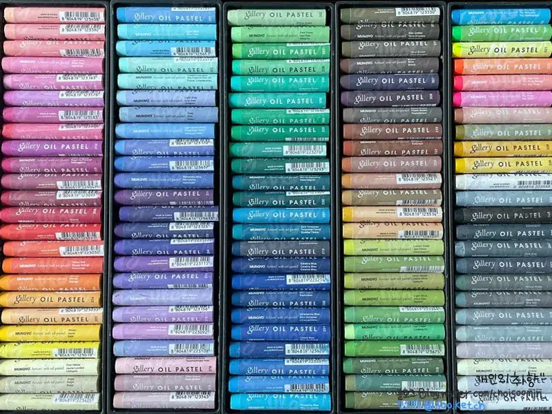 문교소프트오일파스텔,소프트오일파스텔,문교파스텔세트
