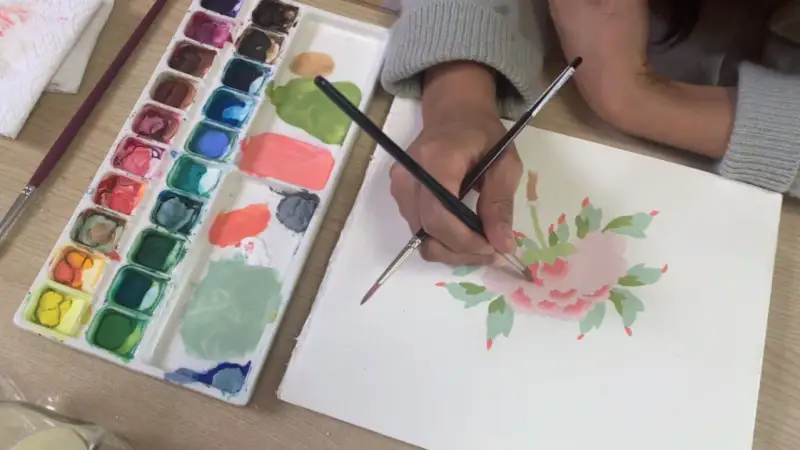 콜린스키붓,콜린스키수채화붓,길상,길상동양화물감,카디페이퍼,다빈치콜린스키