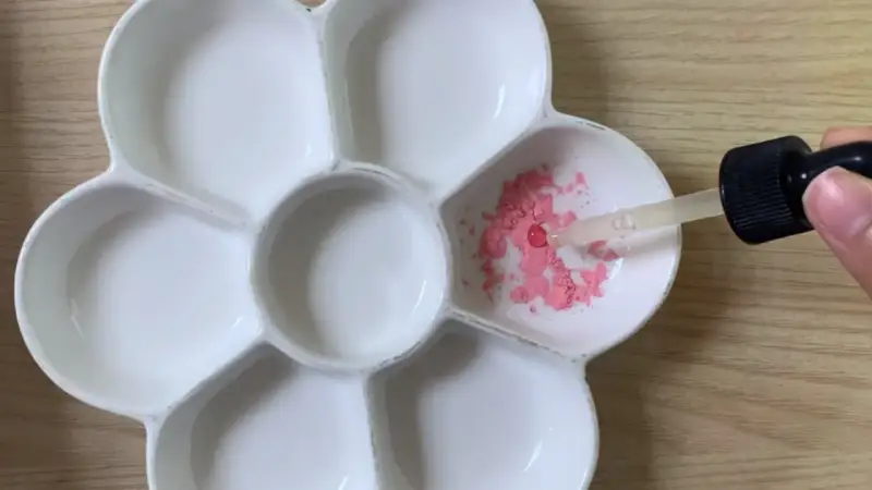 사기파레트,사기접시,도자기파레트