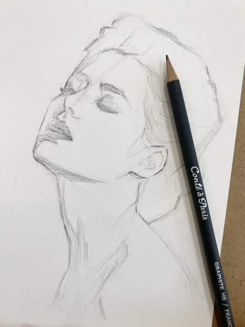 연필스케치,콘테스케치