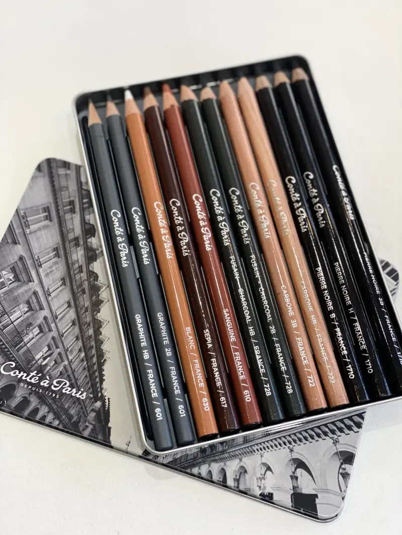 콘테,고급연필콘테,고급연필콘테12본,연필콘테,콘테세트,드로잉콘테,콘테드로잉