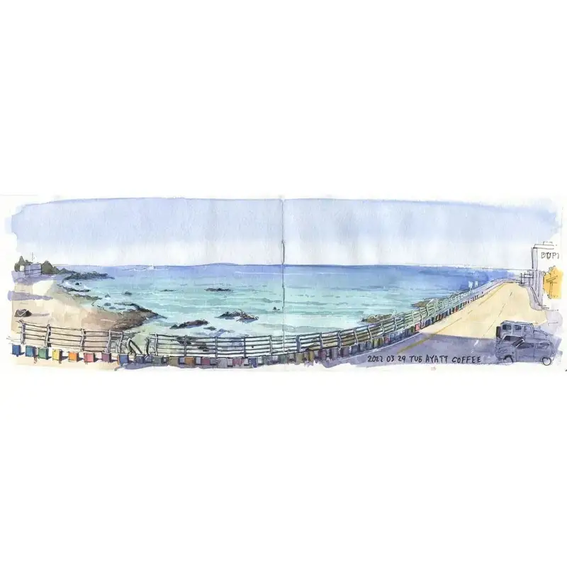 풍경화그리기,풍경드로잉,풍경수채화,어반드로잉