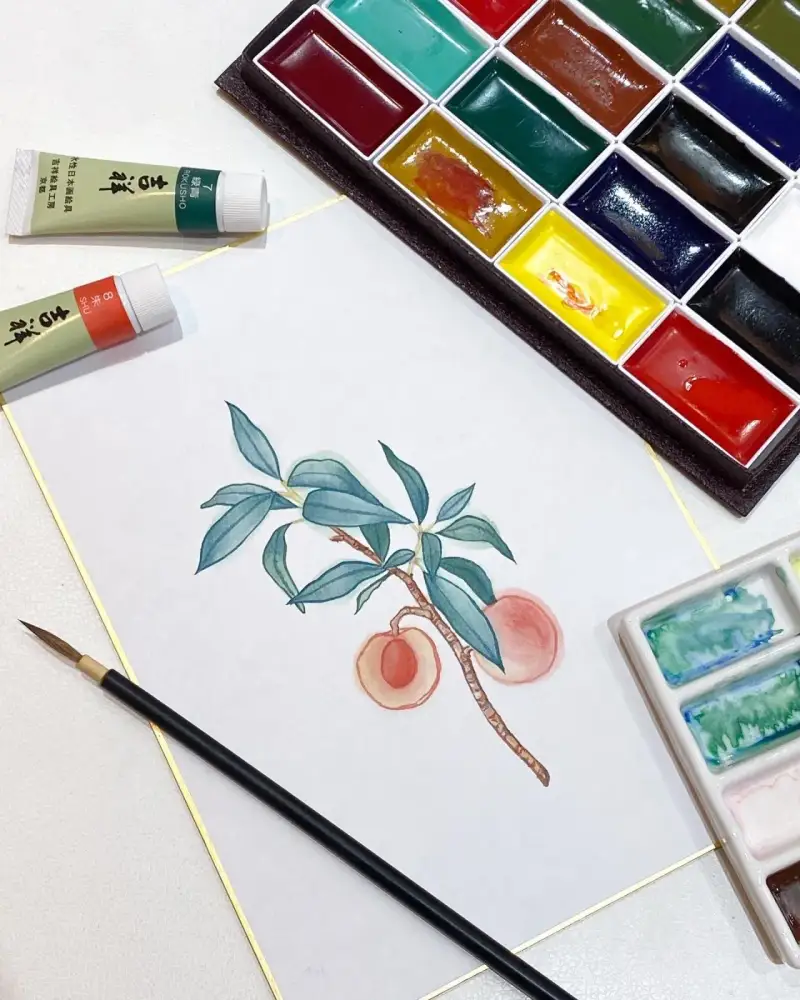 길상물감,길상안채물감,길상접시물감,길상안채접시고체물감,길상고체물감,길상고체,길상안채,길상두방지,동양화일러스트