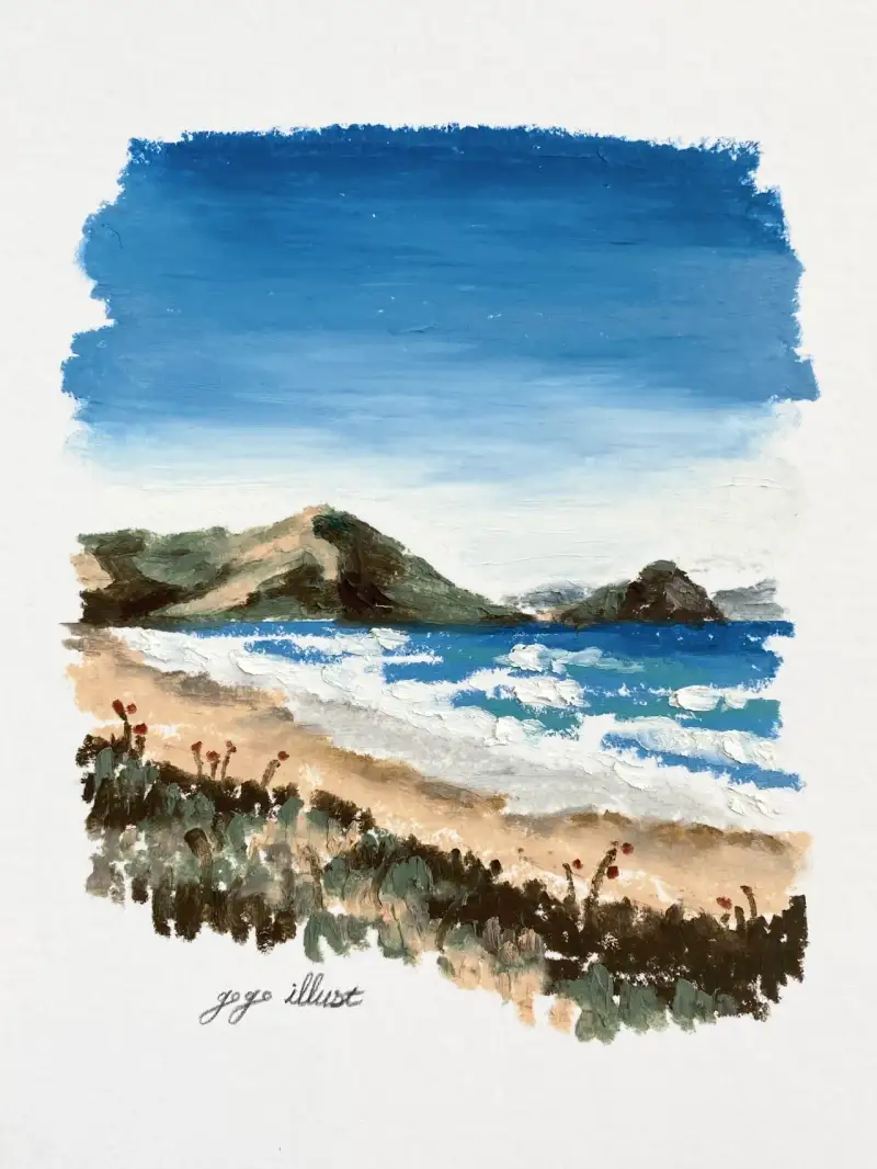 오일파스텔일러스트,오일파스텔그림,오일파스텔화,오일파스텔드로잉,풍경화그리기