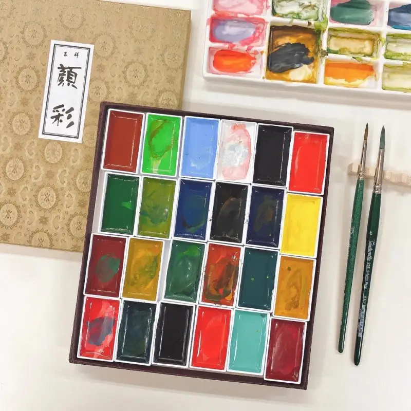 길상안채접시고체물감,길상안채,길상접시,길상고체물감,길상동양화물감,길상동양화,길상안채물감,길상접시물감,길상고체