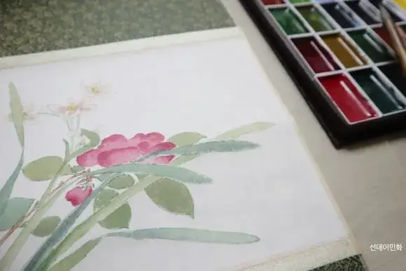 족자그림,동양화