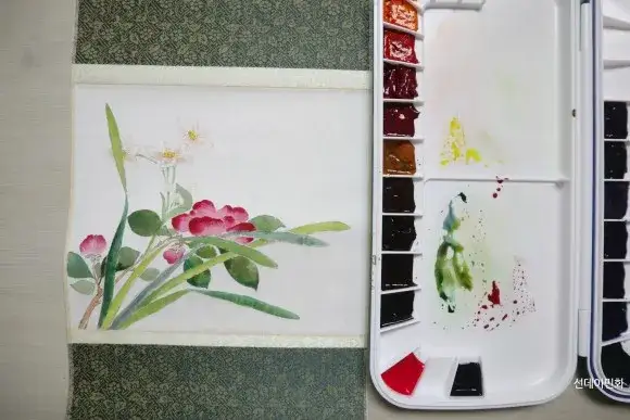 수채화물감,미젤로골드미션,미션수채화물감,미젤로파레트