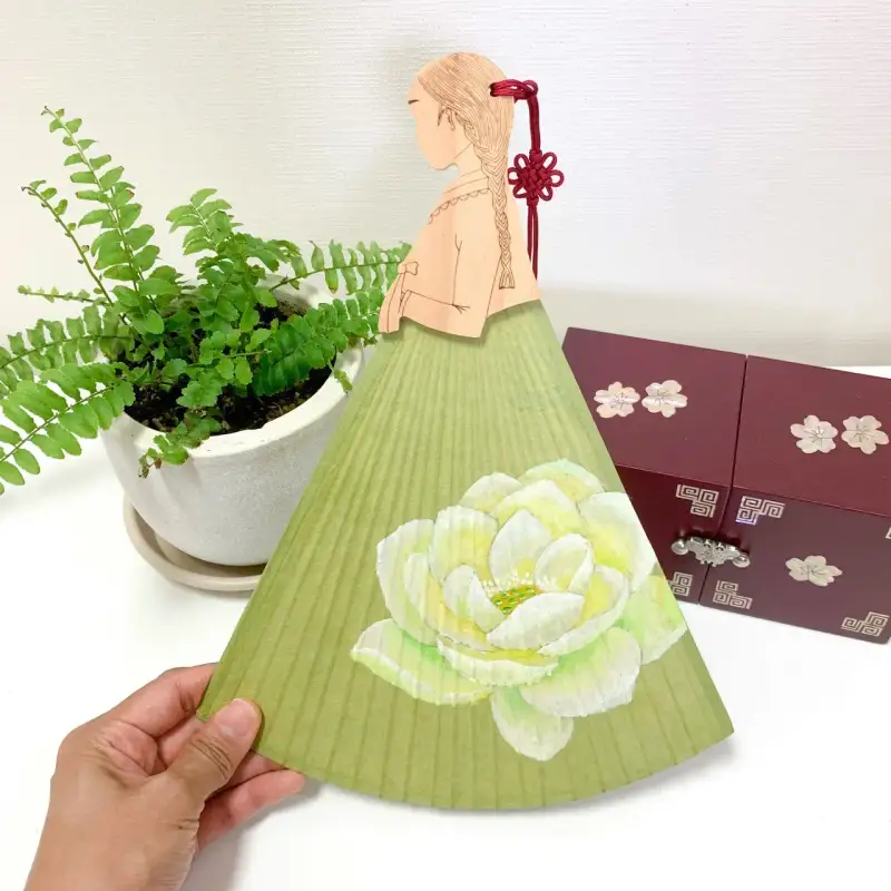 부채그림,부채일러스트