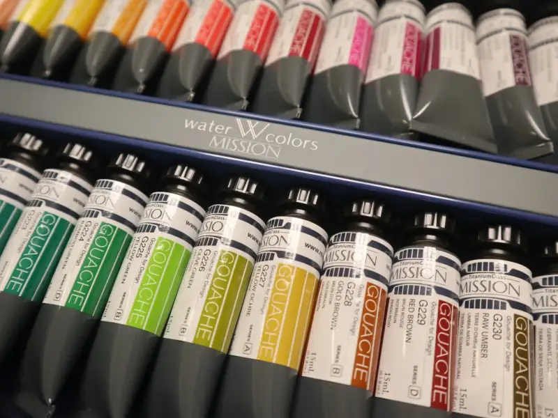 미젤로과슈,미젤로티타늄클래스,미젤로수채화과슈,수채과슈