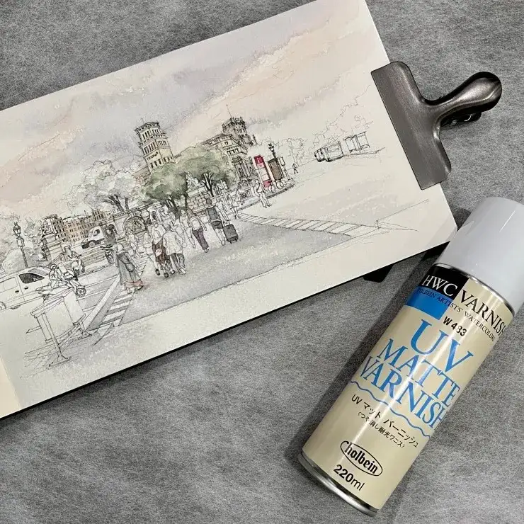 홀베인수채화바니쉬,홀베인바니쉬,홀베인바니쉬스프레이,홀베인수채화보조제,홀베인수채화보호