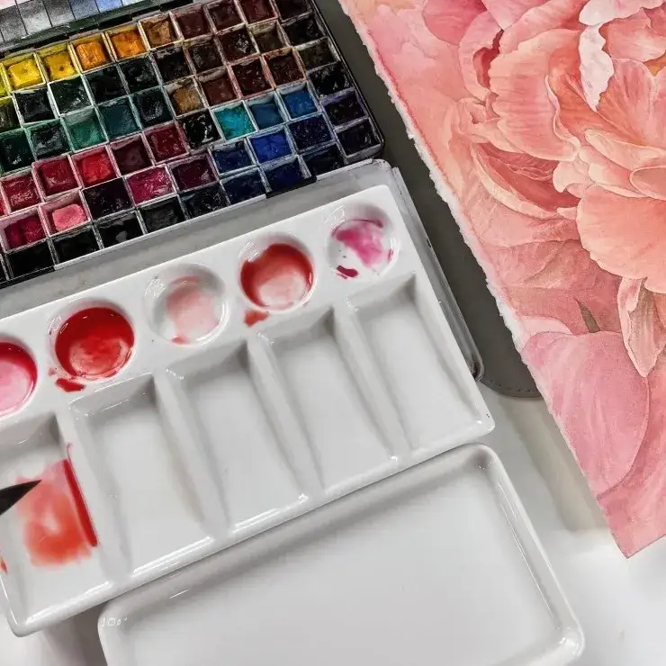 도자기파렛트,도자기접시