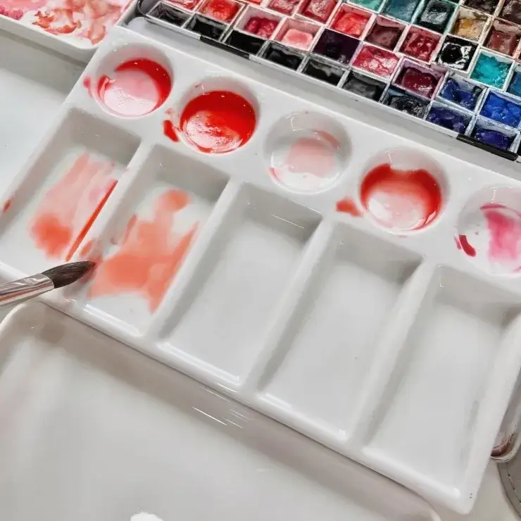 도자기파렛트,도자기접시