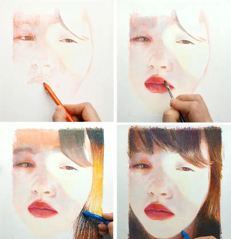 인물화그리기,인물드로잉