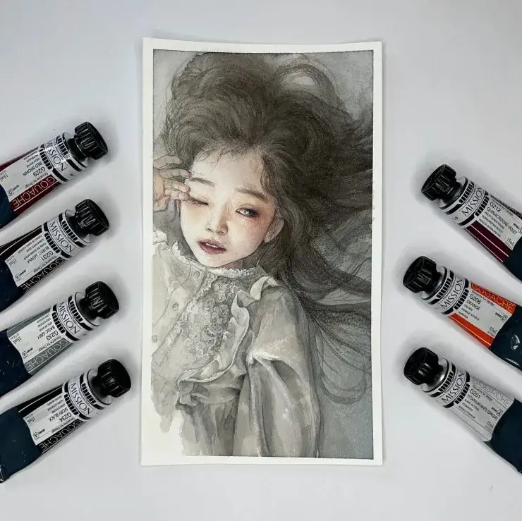 미젤로티타늄클래스,미젤로미션티타늄클래스,미젤로미션수채화,미젤로수채화,미젤로과슈,미젤로수채화과슈,미젤로수채화과슈물감