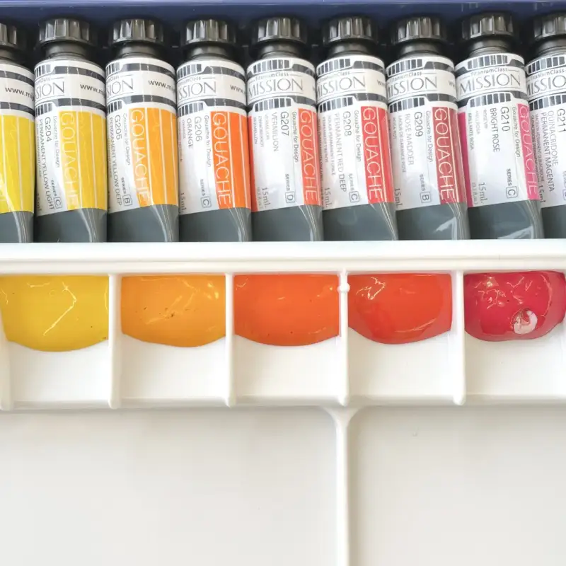 미젤로티타늄클래스,물감짜기,미젤로과슈