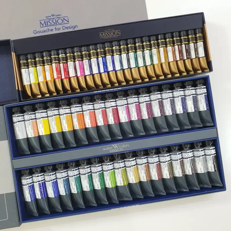 미젤로티타늄클래스수채화과슈,미젤로수채화과슈,미젤로불투명수채화물감,미젤로과슈물감