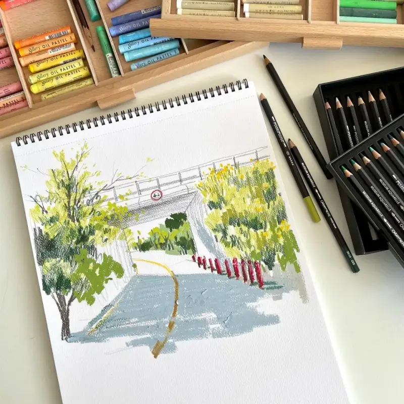 까렌다쉬뮤지엄아쿠아렐수채색연필,까렌다쉬뮤지엄아쿠아렐색연필,까렌다쉬색연필,까렌다쉬뮤지엄,까렌다쉬아쿠아렐색연필,까렌다쉬수채색연필,까렌다쉬드로잉패드,까렌다쉬스케치북,풍경화그리기,풍경화드로잉,풍경드로잉