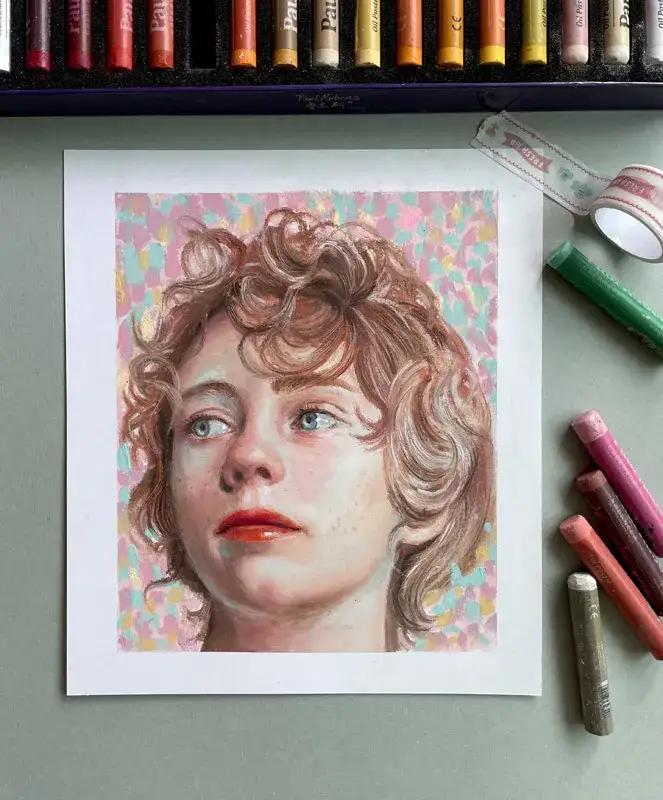 폴루벤스일반오일파스텔,폴루벤스일반오일파스텔48색,폴루벤스48색,폴루벤스오일파스텔,폴루벤스오일파스텔패드,폴루벤스패드,오일파스텔화,오일파스텔인물화,인물화그리기