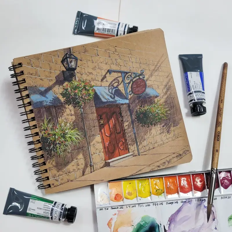 미젤로티타늄클래스,미젤로티타늄클래스수채화과슈,미젤로수채화과슈,미젤로불투명수채화,미젤로불투명수채화물감,미젤로과슈