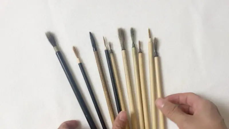 동양화붓,한국화붓,세필붓