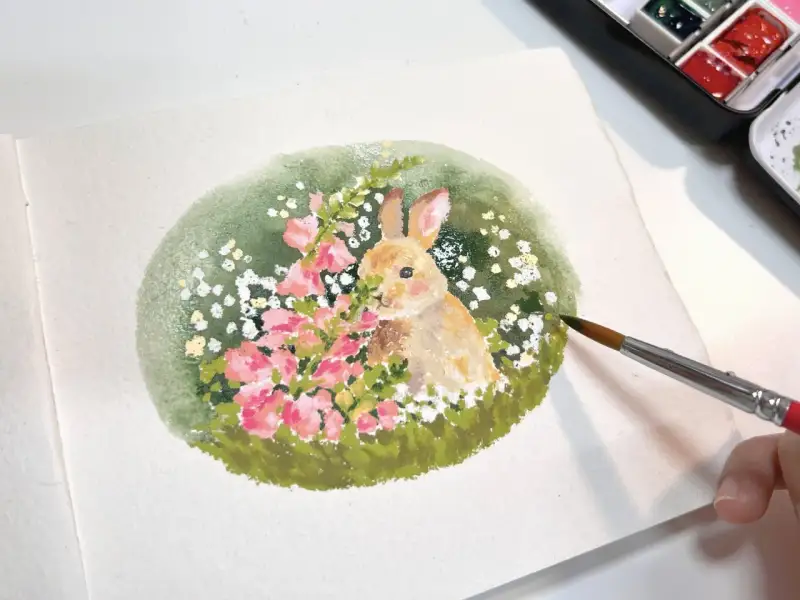 카디페이퍼수채화,카디페이퍼오일파스텔,오일파스텔드로잉,수채화일러스트