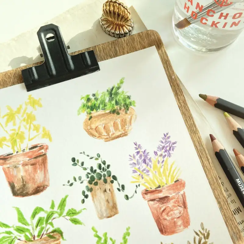 색연필드로잉,색연필그림,색연필화