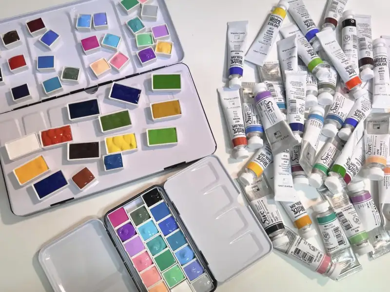 신한swc,신한swc수채화,신한수채화물감,빈팬파렛트,문교고체물감파렛트,문교빈팬파렛트,문교휴대용파렛트,swc틴트,swc물감,문교고체물감빈케이스