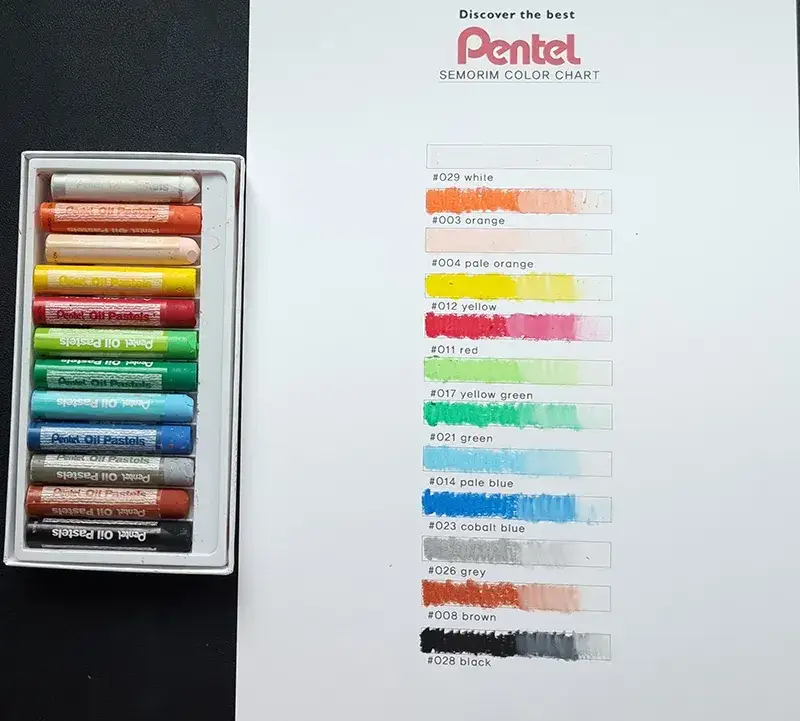 펜텔오일파스텔12색,펜텔오일파스텔,펜텔오일파스텔기본,펜텔기본오일파스텔