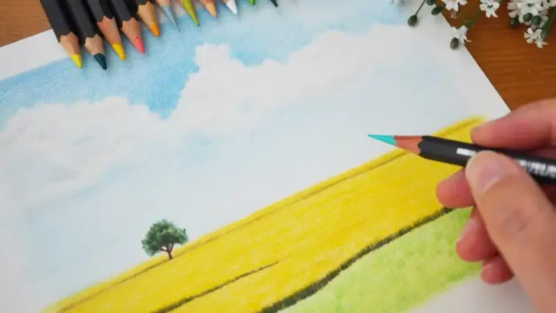 까렌다쉬뮤지엄아쿠아렐수채색연필,까렌다쉬수채색연필,까렌다쉬수채색연필40색,색연필일러스트