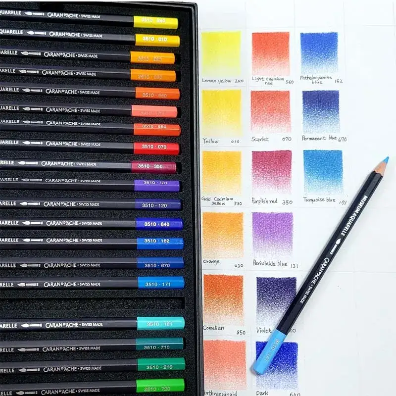 까렌다쉬뮤지엄아쿠아렐수채색연필,까렌다쉬뮤지엄아쿠아렐,까렌다쉬수채색연필,까렌다쉬색연필,까렌다쉬수채색연필40색,까렌다쉬색연필40색
